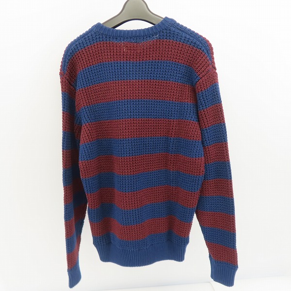 実際に弊社で買取させて頂いたFLAT HEAD/フラットヘッド クルーネック ボーダー ニット セーター/Lの画像 1枚目