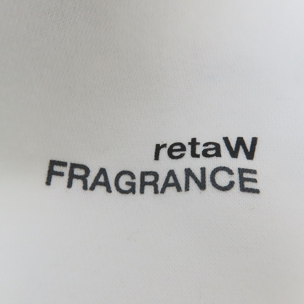 実際に弊社で買取させて頂いたretaW×FRAGMENT design/リトゥ×フラグメントデザイン ロゴプリント プルオーバーパーカー ホワイト/Lの画像 5枚目