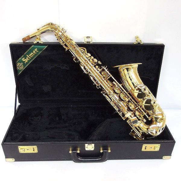 実際に弊社で買取させて頂いた★SELMER/セルマー アルトサックス SA80/Super Action 80 SERIE Ⅱ/シリーズ2  彫刻有り 70万台 ハードケース付
