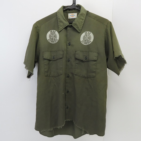 実際に弊社で買取させて頂いたDickies/ディッキーズ USA製 ヴィンテージ ビンテージ ワークシャツ/15-15.5