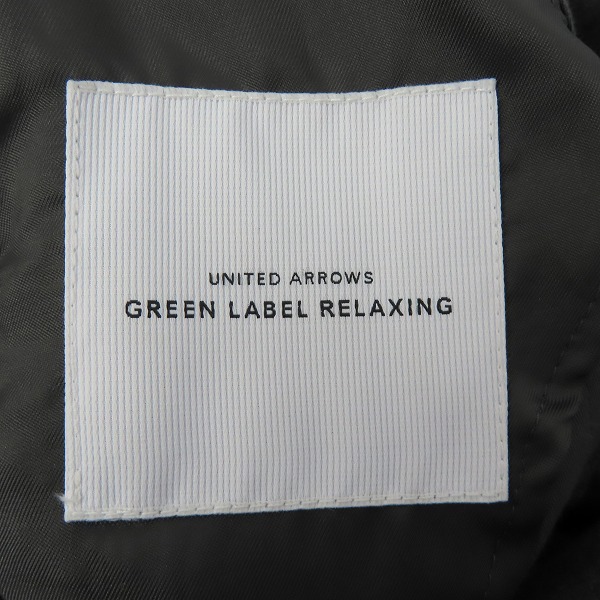 実際に弊社で買取させて頂いた【未使用】UNITED ARROWS green label relaxing/ユナイテッドアローズ テーラードジャケット レーヨン混/XSの画像 2枚目