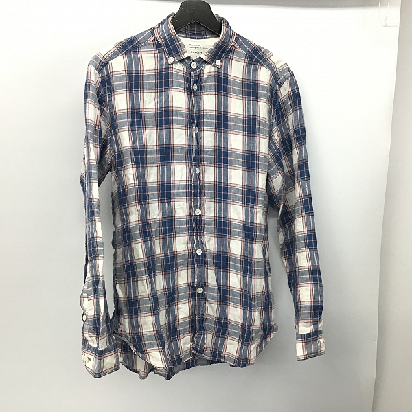 実際に弊社で買取させて頂いた【おまとめ品】バーバリー ブラックレーベル/クオドロ/ディガウェル 他 切り替えデザインシャツ/ボタンダウンシャツの画像 4枚目