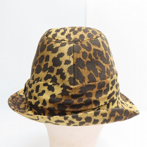 実際に弊社で買取させて頂いたHysterics/ヒステリックス ヒョウ柄 中折れハット/帽子 3QH-0320の画像 2枚目