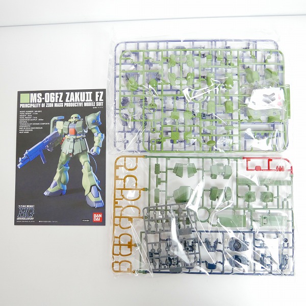 実際に弊社で買取させて頂いた【未組立】バンダイ HG  1/144 ザクI スナイパータイプ/量産型ザク/ザクII改/3点セット/ガンダム/ガンプラの画像 3枚目