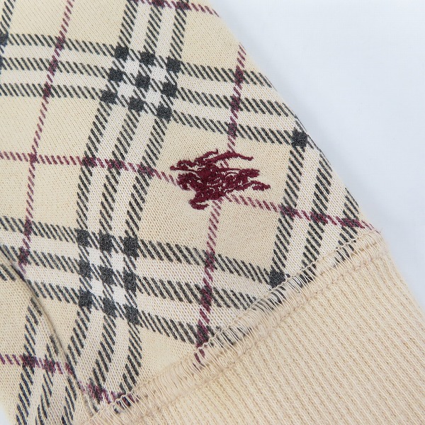 実際に弊社で買取させて頂いたBURBERRY BLUE LABEL/バーバリー ブルーレーベル 総柄トラックジャケット/38の画像 5枚目