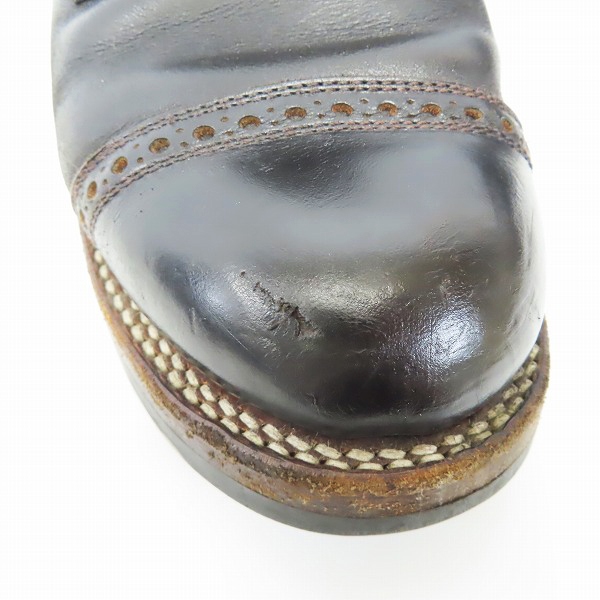 実際に弊社で買取させて頂いたTHE FLAT HEAD/フラットヘッド メダリオンレースアップブーツ  F-FB-002/8.5の画像 8枚目