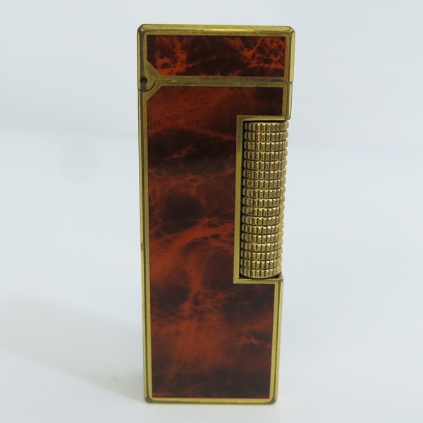 実際に弊社で買取させて頂いたdunhill/ダンヒル サイドローラーガスライター ブラウン×ゴールド