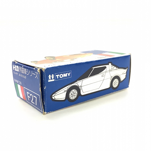 実際に弊社で買取させて頂いた(1)【空箱のみ】トミカ 外国車シリーズ 青箱 F27 ランチア ストラトスHFの画像 2枚目