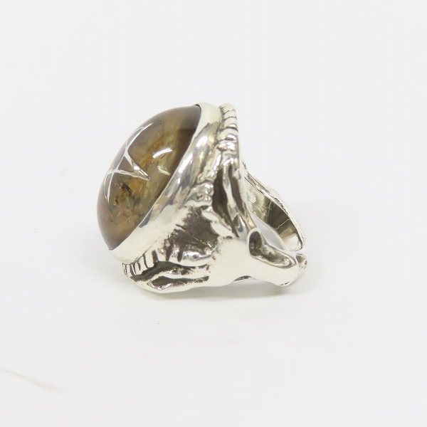 実際に弊社で買取させて頂いたALEX STREETER/アレックスストリーター エンジェルハート リング アンモライト/14.5号の画像 2枚目