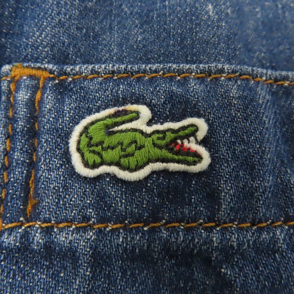 実際に弊社で買取させて頂いたLACOSTE/ラコステ デニムシャツ  CH4897-21A/Mの画像 5枚目