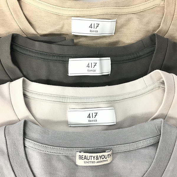 実際に弊社で買取させて頂いた417 EDIFICE/417 エディフィス UNITED ARROWS/ユナイテッド アローズ 長袖Tシャツ 4点セットの画像 2枚目