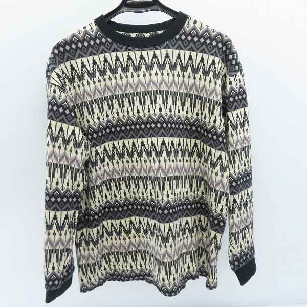 実際に弊社で買取させて頂いたCALEE/キャリー 総柄 ニット 長袖カットソー/M