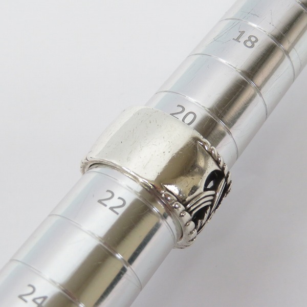 実際に弊社で買取させて頂いた【ギャラ付】Bloody Mary /ブラッディマリー 仏光万華鏡 Buddhist Lamp Ring L リング/21号の画像 7枚目