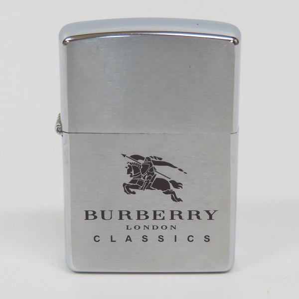実際に弊社で買取させて頂いたZIPPO/ジッポー BURBERRYバーバリー 限定シリアルNo入り/99年製