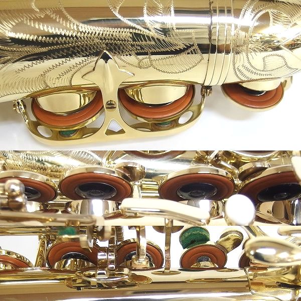 実際に弊社で買取させて頂いた★SELMER/セルマー アルトサックス SA80/Super Action 80 SERIE Ⅱ/シリーズ2 彫刻有り 58万台 ハードケース付 の画像 7枚目