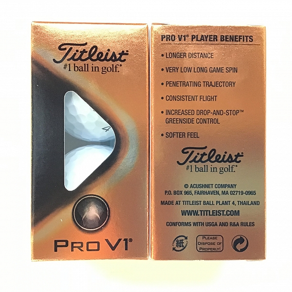 実際に弊社で買取させて頂いた（2）【未使用】Titleist/タイトリスト PRO V1 ゴルフボール2ダースの画像 1枚目