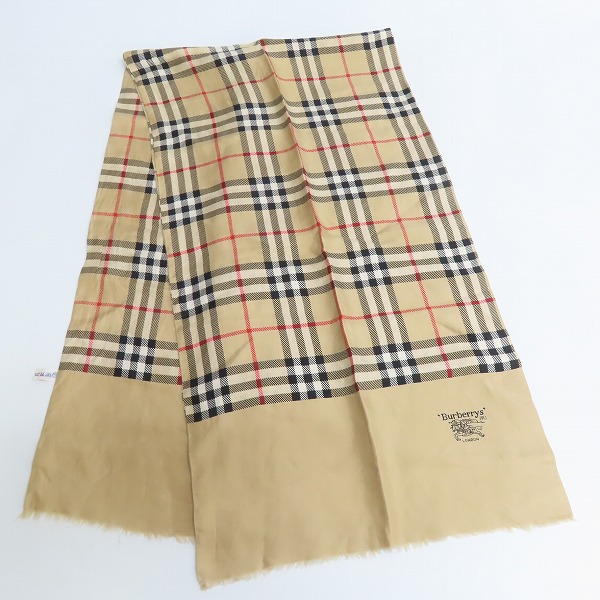 実際に弊社で買取させて頂いたBURBERRY'S/バーバリーズ ノバチェック スカーフ