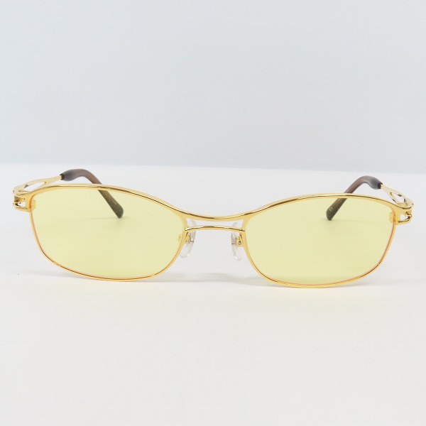 実際に弊社で買取させて頂いたJean Paul GAULTIER/ジャンポールゴルチエ サングラス/アイウェア/度入り 純チタンTi-P 56-0029の画像 1枚目