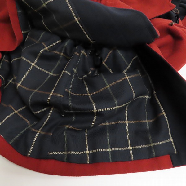 実際に弊社で買取させて頂いたBURBERRY'S/バーバリーズ 裏チェック フーデットコート/9ARの画像 6枚目