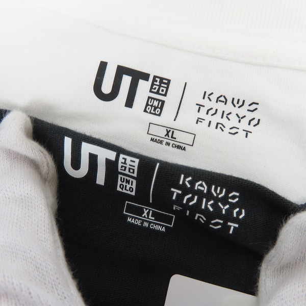 実際に弊社で買取させて頂いた【未使用】UNIQLO×KAWS/ユニクロ×カウズ VERDY/ヴェルディ Tシャツ/XL 2点セットの画像 2枚目