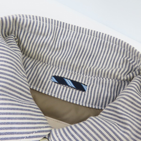 実際に弊社で買取させて頂いたBrooks Brothers/ブルックスブラザーズ ストライプ ダウンジャケット/Sの画像 4枚目