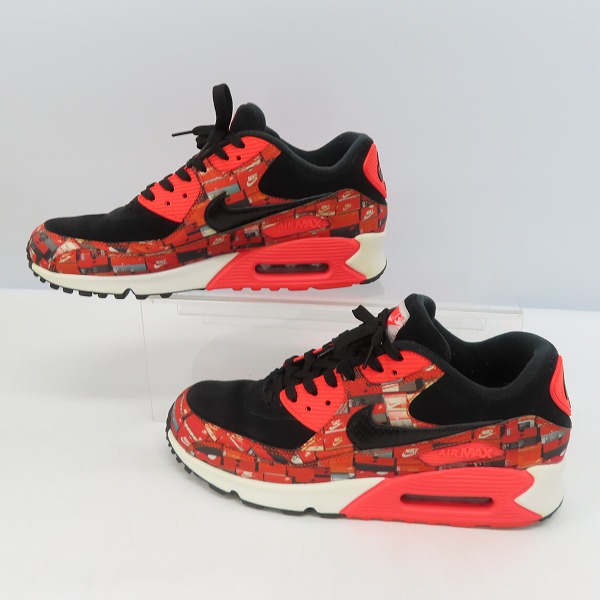実際に弊社で買取させて頂いたNIKE×atmos/ナイキ×アトモス AIR MAX 90 PRNT WE LOVE NIKE エアマックス90 スニーカー AQ0926-001 /28の画像 3枚目