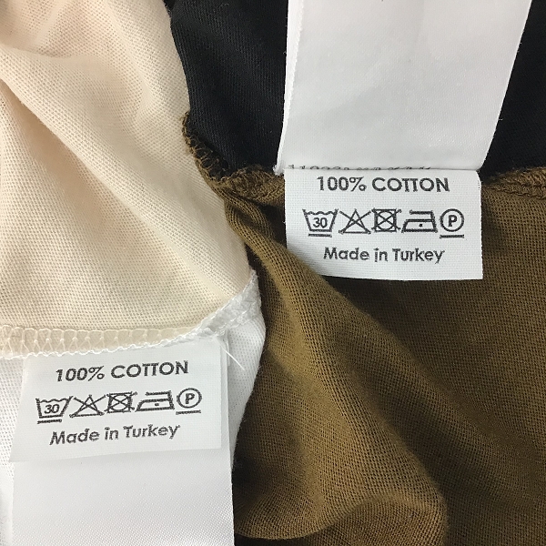 実際に弊社で買取させて頂いたDRIES VAN NOTEN/ドリス ヴァン ノッテン バイカラー VネックTシャツ 2点セットの画像 4枚目