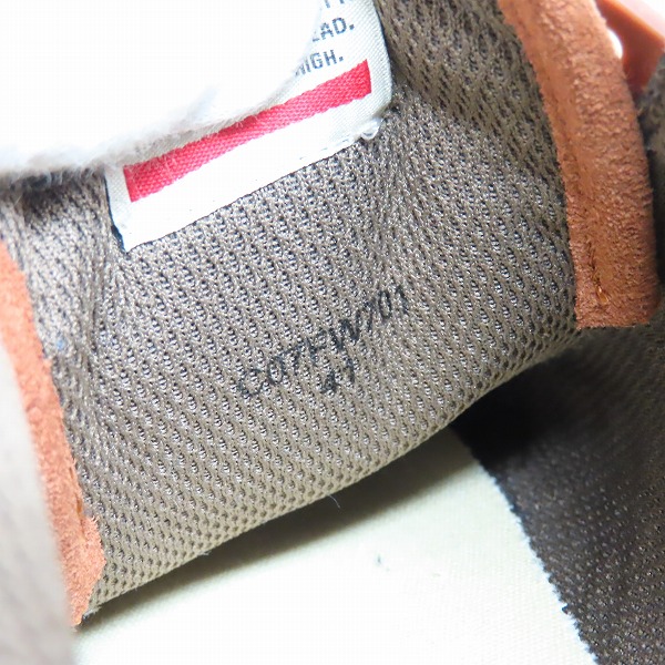 実際に弊社で買取させて頂いたNigel Cabourn×MIHARA YASUHIRO/ナイジェルケーボン×ミハラヤスヒロ マウンテンスニーカー/シューズ C07FW701/41の画像 5枚目