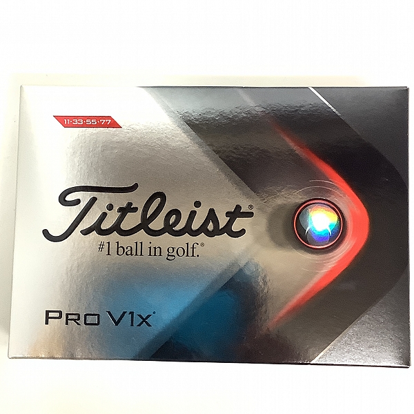 実際に弊社で買取させて頂いた(5)【未使用】Titleist/タイトリスト PRO V1x ゴルフボール 1ダースの画像 2枚目
