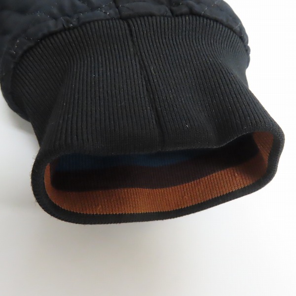 実際に弊社で買取させて頂いたPaul Smith/ポールスミス キルティング ブルゾン/ジャケット ブラック/XLの画像 7枚目