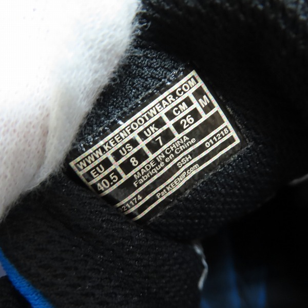 実際に弊社で買取させて頂いたKEEN/キーン VENTURE ヴェンチャー ウォータープルーフ スニーカー 1021174/26の画像 5枚目
