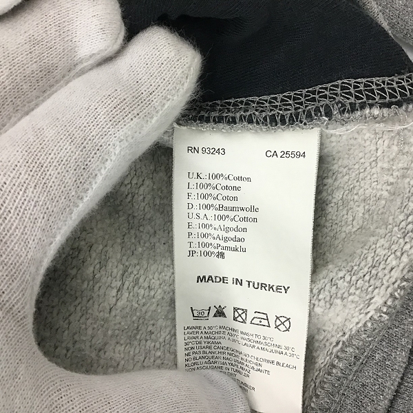 実際に弊社で買取させて頂いたDIESEL/ディーゼル/DIESEL BLACK GOLD/ディーゼル ブラック ゴールド ジップアップ パーカー 2点セットの画像 4枚目