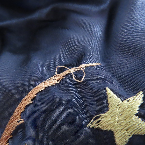 実際に弊社で買取させて頂いたTHE FLAT HEAD/フラットヘッド 龍/日本地図/鷹 リバーシブル スカジャン /XLの画像 7枚目