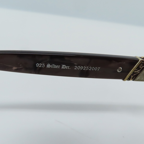 実際に弊社で買取させて頂いたA'rossvy/ロズヴィー サングラス Vol.21 2021年モデル 209252007の画像 6枚目