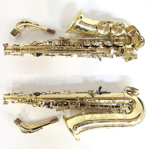 実際に弊社で買取させて頂いた★SELMER/セルマー アルトサックス SA80/Super Action 80 SERIE Ⅱ/シリーズ2 彫刻有り 58万台 ハードケース付 の画像 1枚目