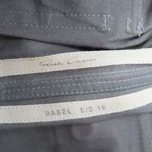 実際に弊社で買取させて頂いたRICK OWENS/リックオウエンス CARGO JOG カーゴジョグ ジョガーパンツ 2019SS RU19S2396-TE/US36の画像 3枚目