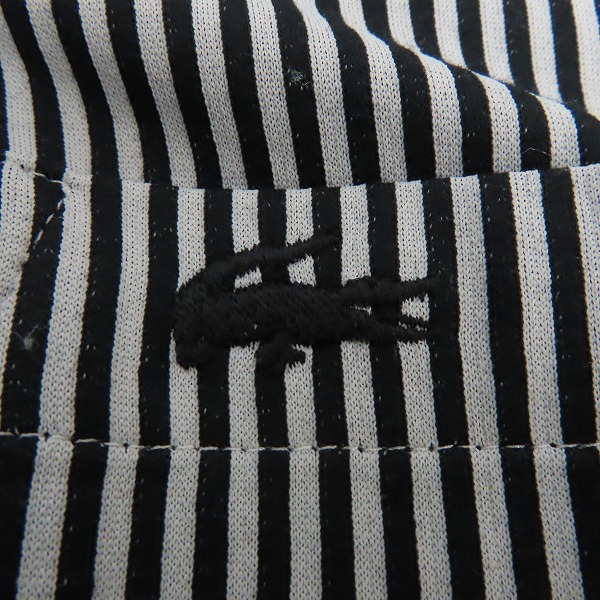 実際に弊社で買取させて頂いたLACOSTE/ラコステ COOL MAX ストライプボタンダウンシャツ PH776EL/Sの画像 4枚目