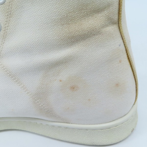 実際に弊社で買取させて頂いたMARC JACOBS/マークジェイコブス サイドデザイン キャンバス カットスニーカー Size：42の画像 6枚目