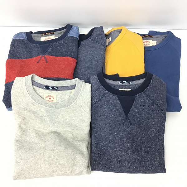 実際に弊社で買取させて頂いた【おまとめ品】Brooks Brothers Red Fleece/ブルックスブラザース レッドフリース 長袖/半袖 スウェット