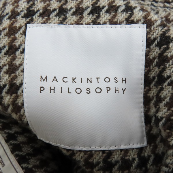 実際に弊社で買取させて頂いたMACKINTOSH PHILOSOPHY/マッキントッシュ フィロソフィー テーラードジャケット H1E77-852-55 /40Rの画像 3枚目