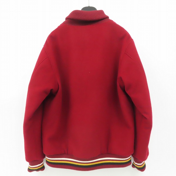 実際に弊社で買取させて頂いたCALEE/キャリー メルトン スタジャン/Mの画像 1枚目