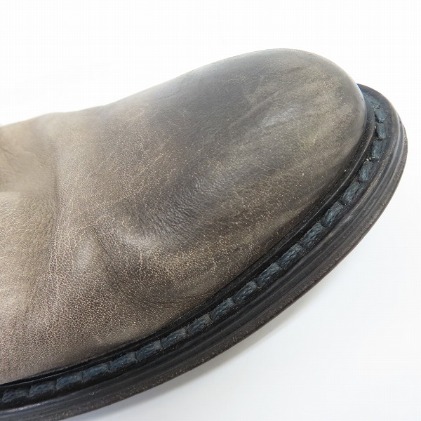 実際に弊社で買取させて頂いたHUGO BOSS/ヒューゴ ボス レースアップ レザーブーツ Size：8の画像 8枚目