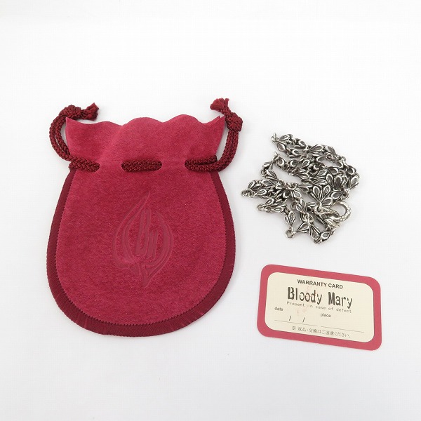 実際に弊社で買取させて頂いたBloody Mary/ブラッディマリー ベビー マーメイド チェーンの画像 6枚目