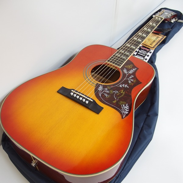 実際に弊社で買取させて頂いた★美品】Epiphone/エピフォン Hummingbird PRO/ハミングバード プロ エレアコ/アコースティックギター ソフトケース付