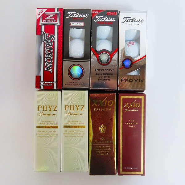 実際に弊社で買取させて頂いた【未使用/オウンネーム】DUNLOP/ダンロップ Titleist/タイトリスト BRIDGESTONE/ブリヂストン 他 ゴルフボール  計2ダース