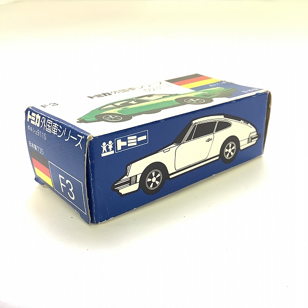 実際に弊社で買取させて頂いた(4)【空箱のみ】トミカ 外国車シリーズ 青箱 F3 ポルシェ 911Sの画像 3枚目