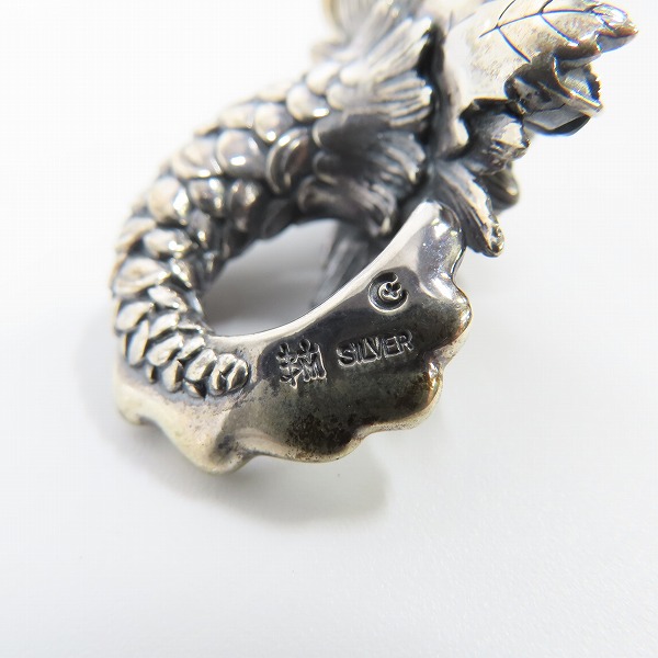 実際に弊社で買取させて頂いた【ギャラ付き】Bloody Mary/ブラッディマリー Lotus head/ロータスヘッド w/ロンドンブルートパーズ ペンダントの画像 5枚目