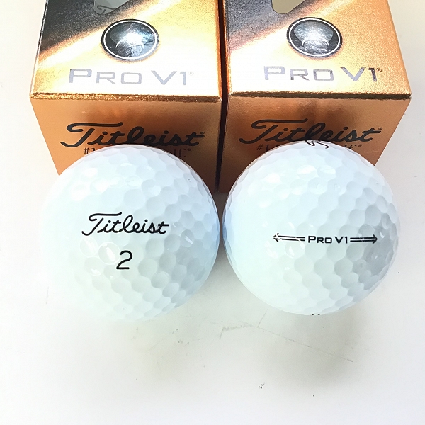 実際に弊社で買取させて頂いた（5）【未使用】Titleist/タイトリスト PRO V1 ゴルフボール2ダースの画像 2枚目