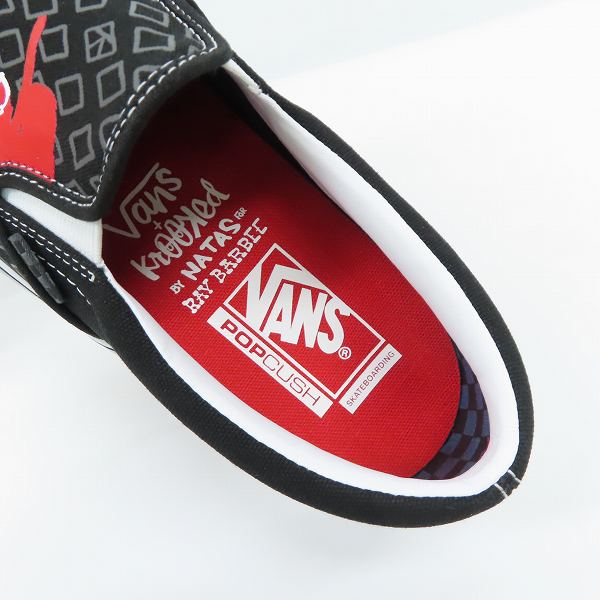 実際に弊社で買取させて頂いたVANS×Krooked Skateboards/バンズ×クルキッドスケートボード Skate Slip-On/スケートスリッポン VN0A5FCAAPM/26.5の画像 4枚目