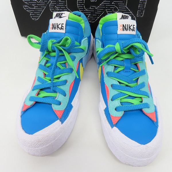 実際に弊社で買取させて頂いたKAWS×sacai×NIKE/カウズ×サカイ×ナイキ BLAZER LOW Neptune Blue/ブレーザーロー ネプチューンブルーDM7901-400/26.5